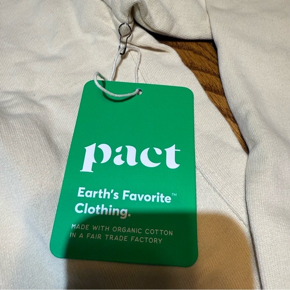 Pact Essential Sweatshirt Dress Size Large Organic Cotton Pockets NWT - Picture 3 of 8